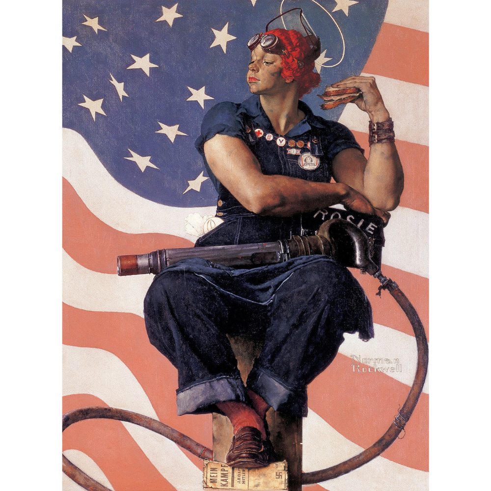 Norman Rockwell: Rosie The Riveter