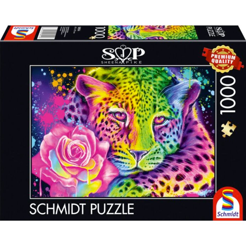 Neon Rainbow Leopard