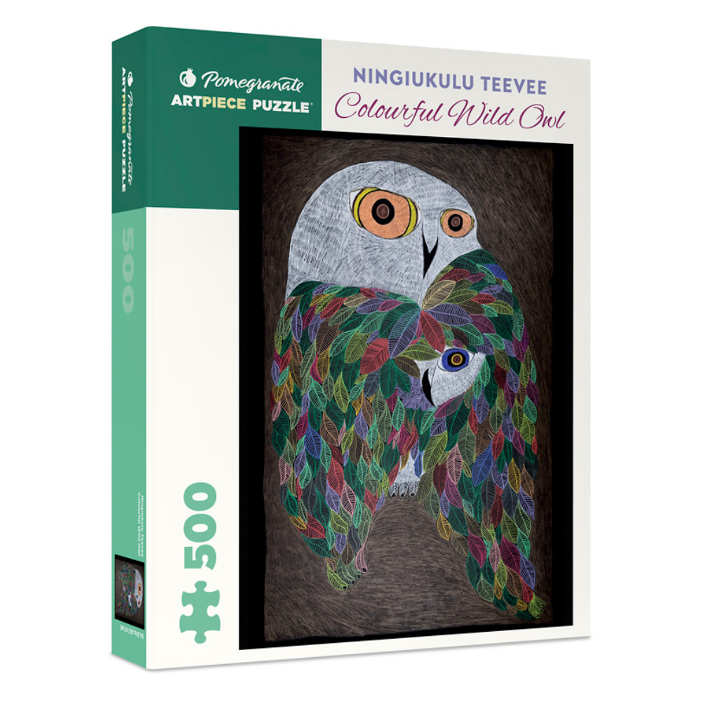 Ningeokuluk Teevee: Colourful Wild Owl - Thirsty Meeples