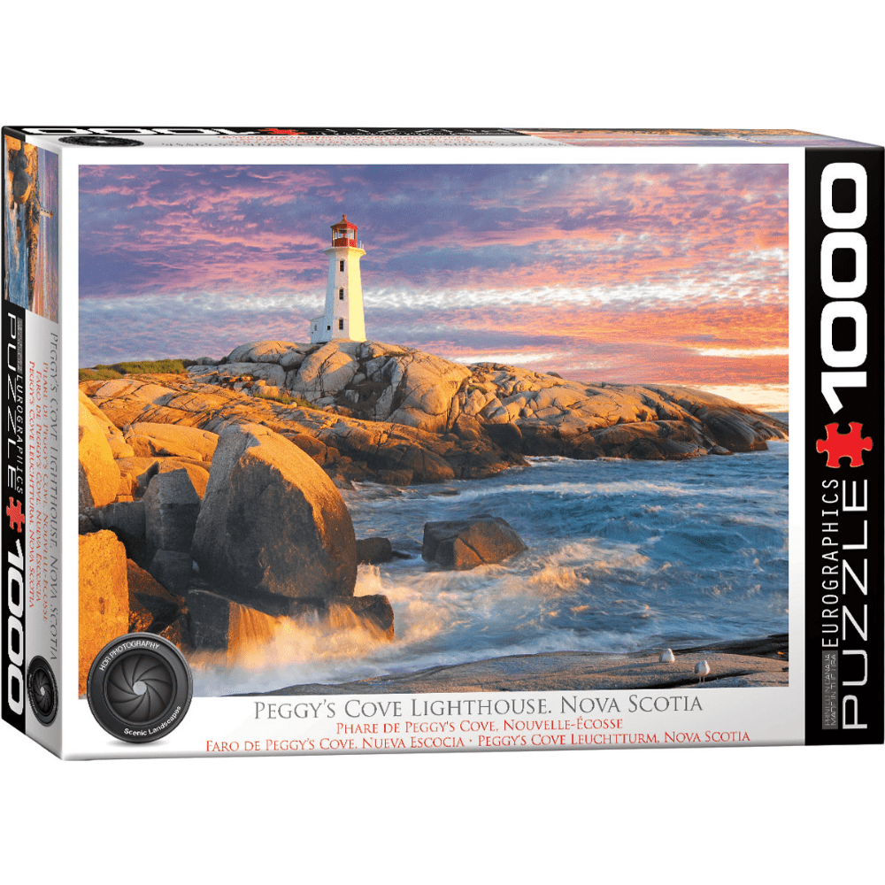 Peggy’s Cove Lighthouse, Nova Scotia (1000 Pieces)