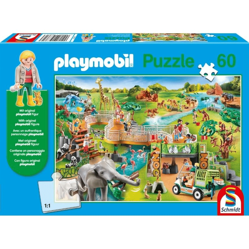 Playmobil: A Zoo Adventure Puzzle and Play - Thirsty Meeples