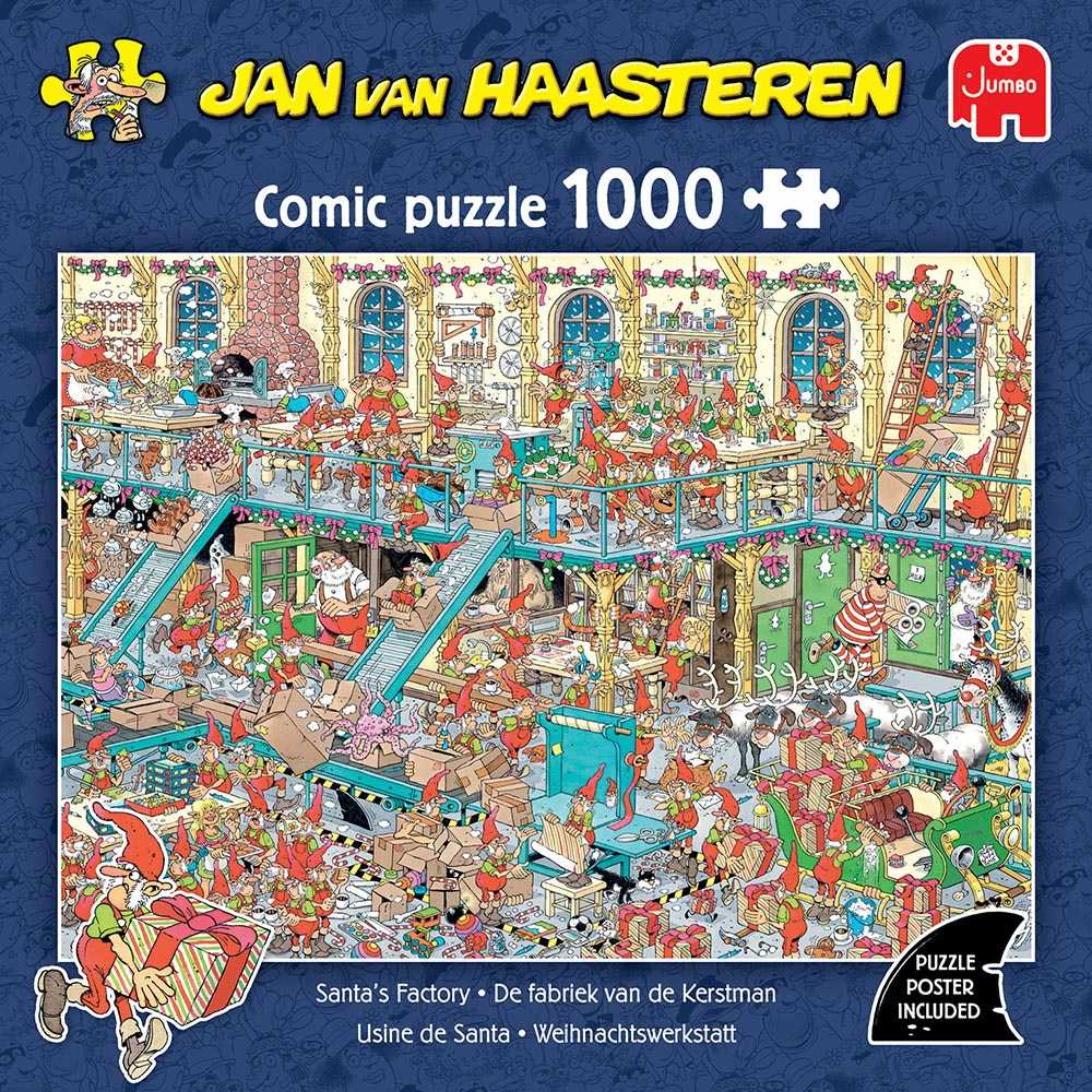 Santa's Factory jigsaw puzzle box