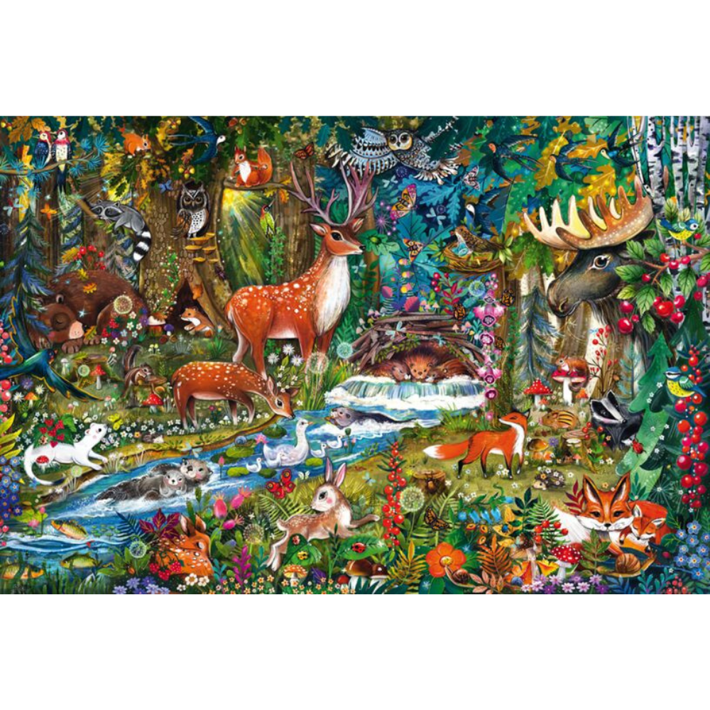 Animals in the Forests of Europe