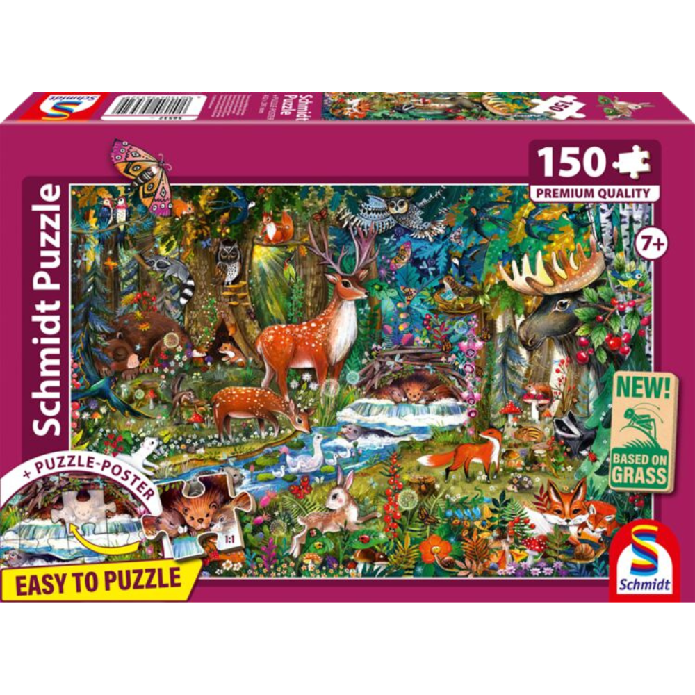 Animals in the Forests of Europe