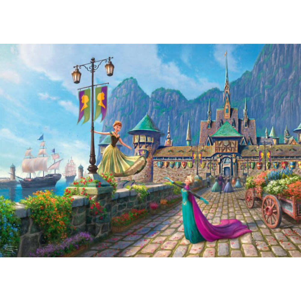 Thomas Kinkade: Disney Frozen Celebration in Arendelle
