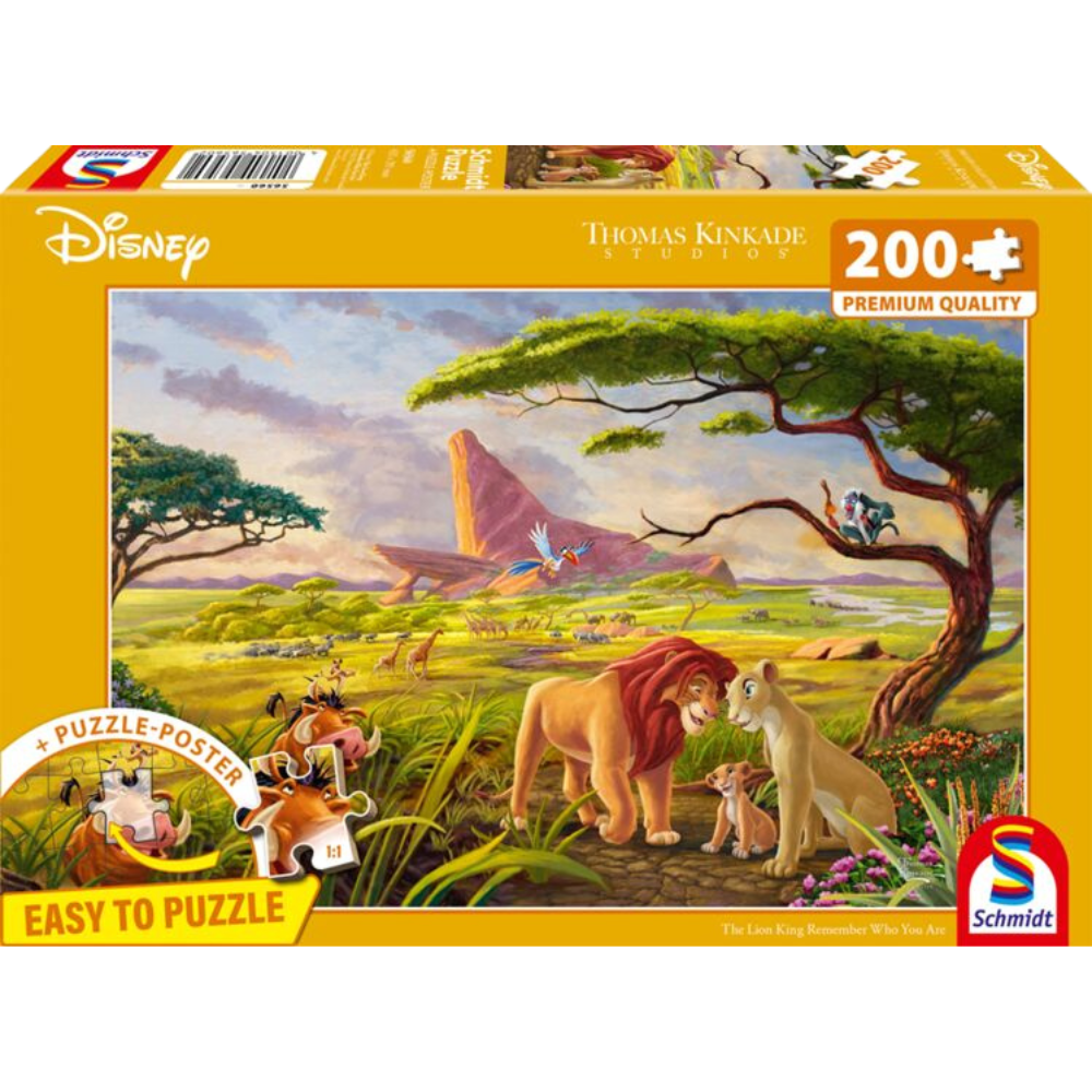 Thomas Kinkade: Disney The Lion King Remember Who You Are