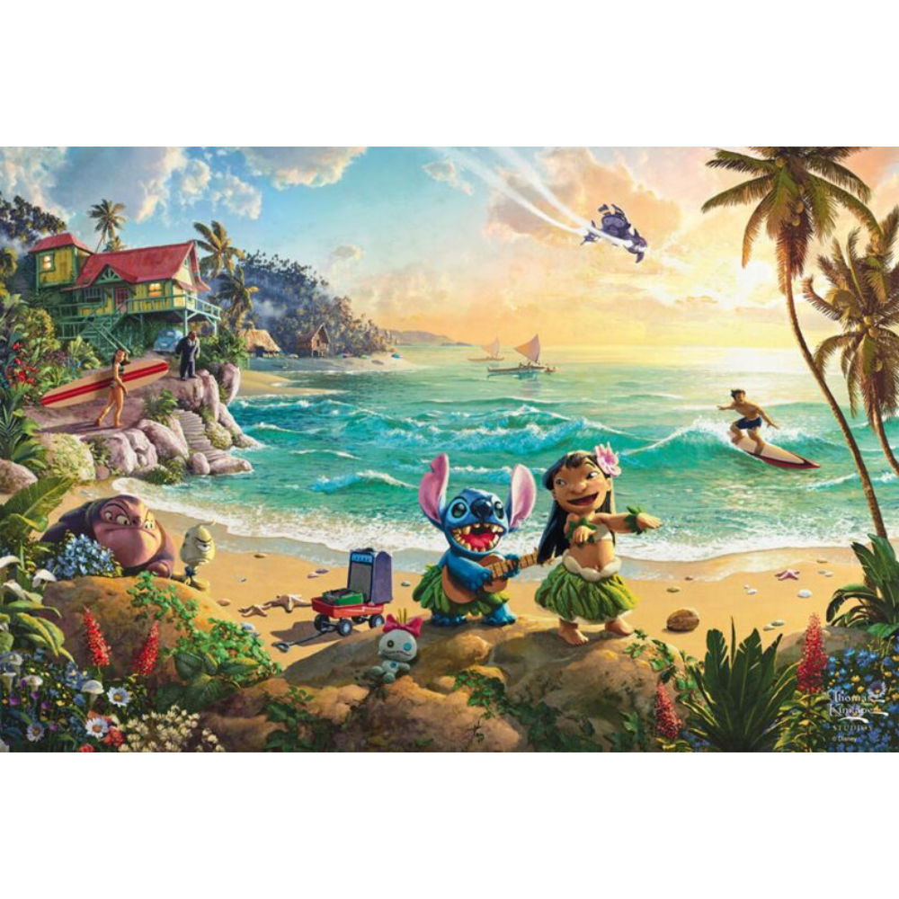 Thomas Kinkade: Disney Lilo and Stitch