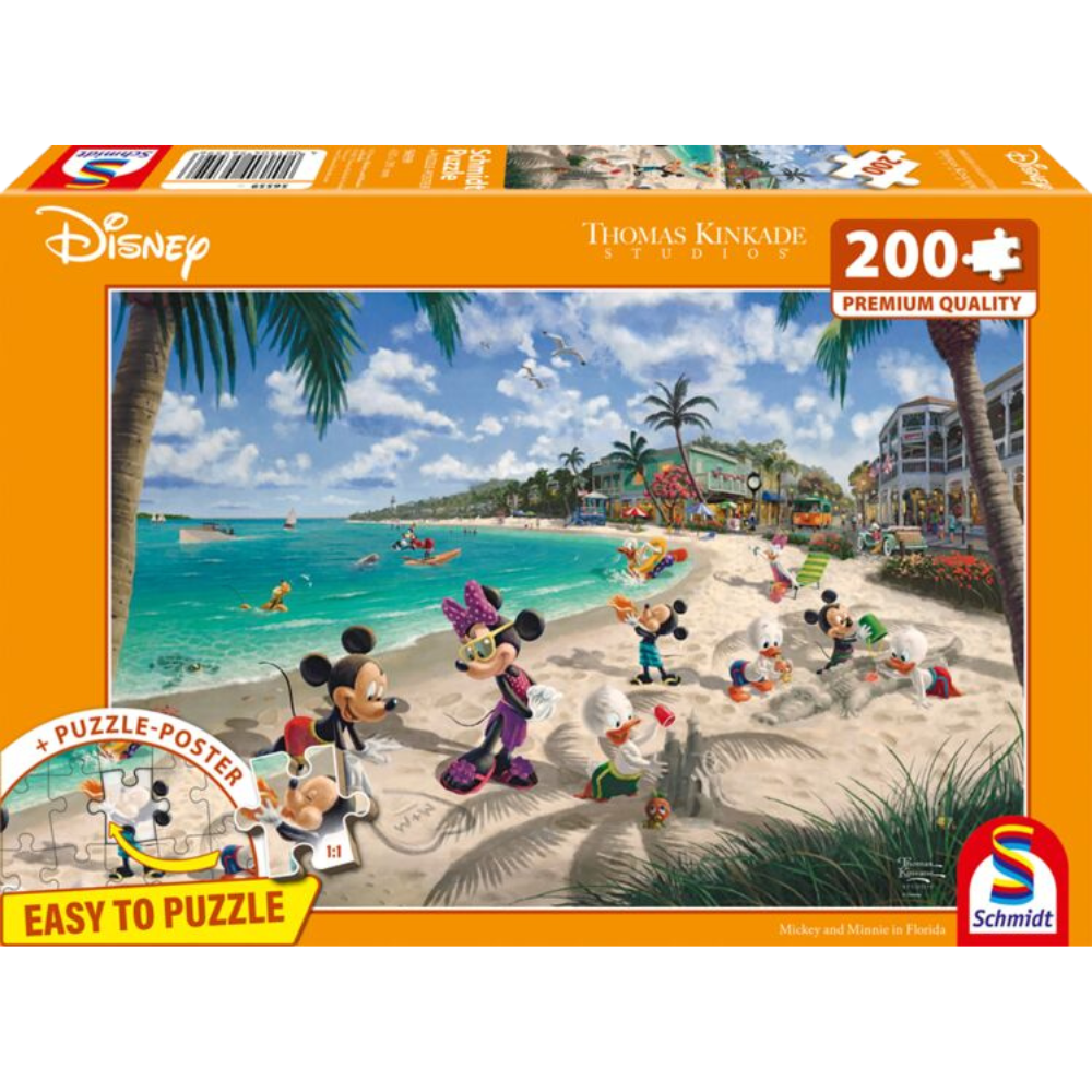 Thomas Kinkade: Disney Mickey & Minnie in Florida