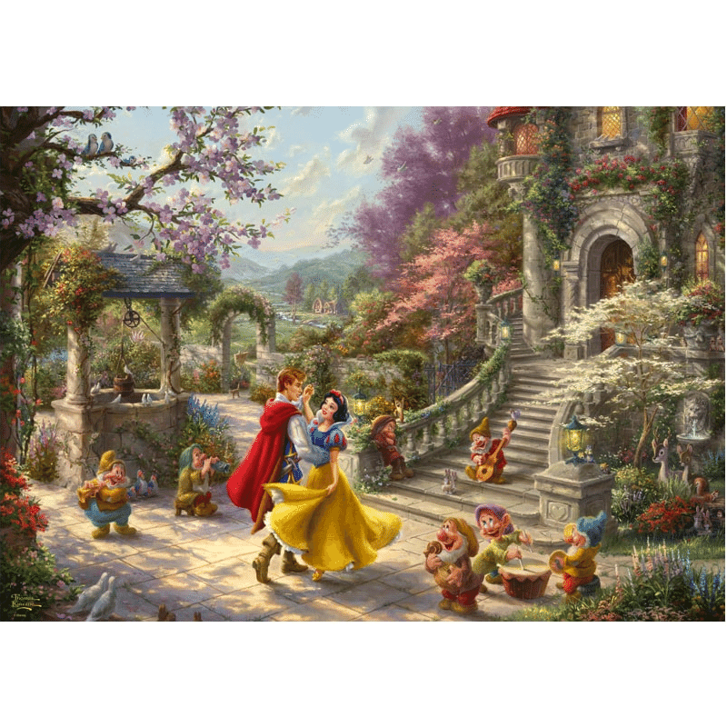 Thomas Kinkade: Snow White Dancing with the Prince