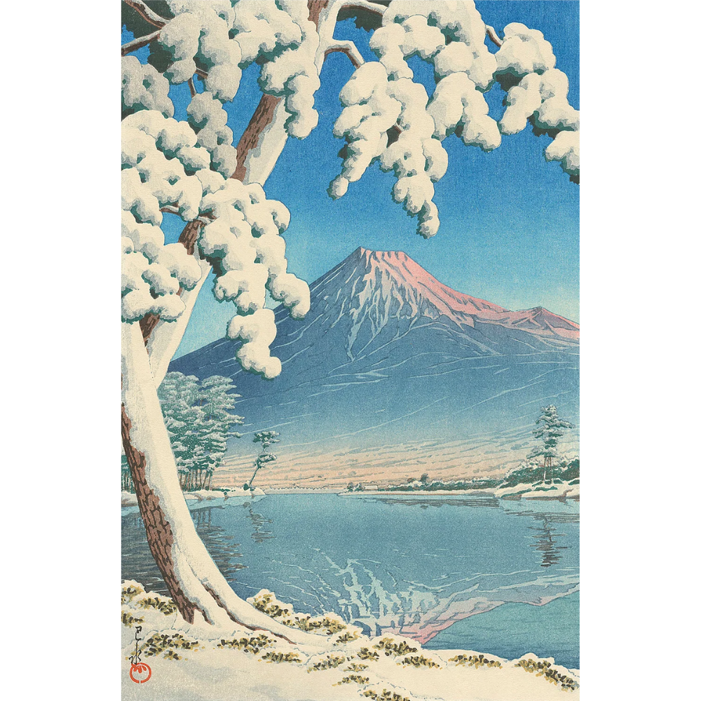 Kawase Hasui: Snowfall Double-Sided Jigsaw Puzzle Set (PRE-ORDER)