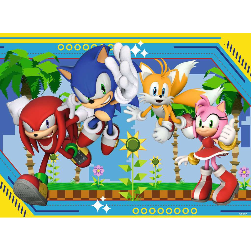 Sonic, Tails, Amy and Knuckles