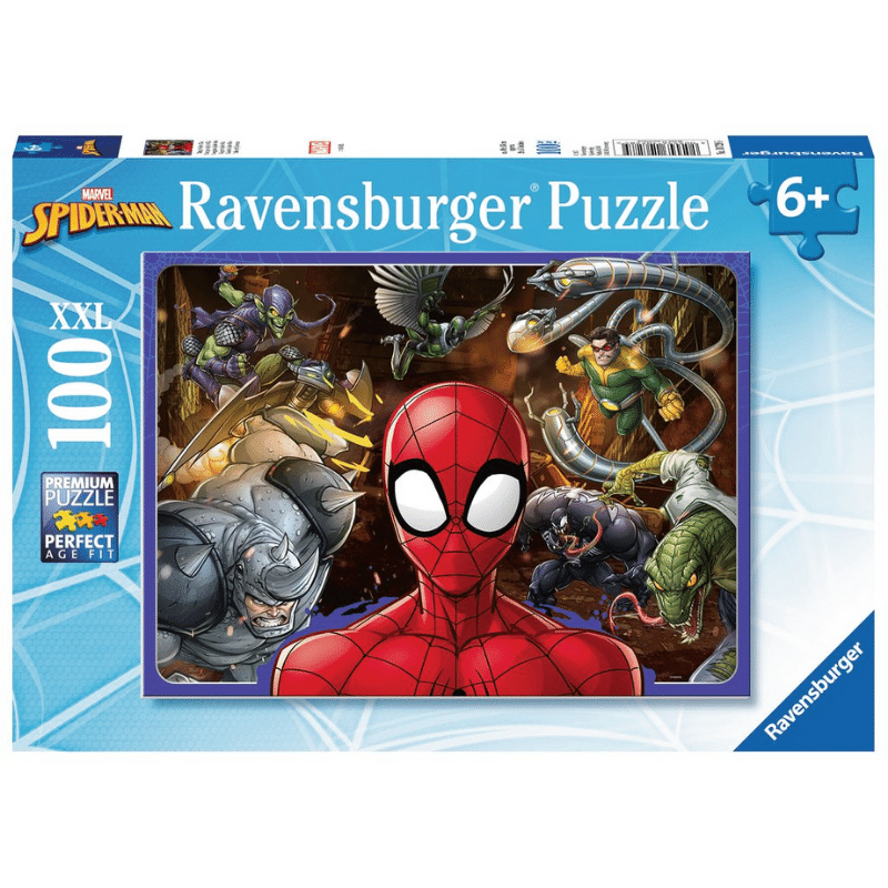 Children's Spider-Man puzzle by Ravensburger featuring a colorful Spider-Man design for kids to assemble.