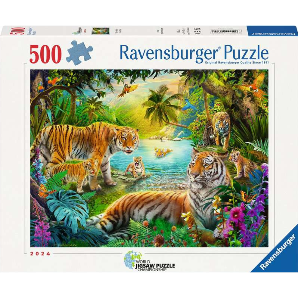 Tiger Family in Oasis