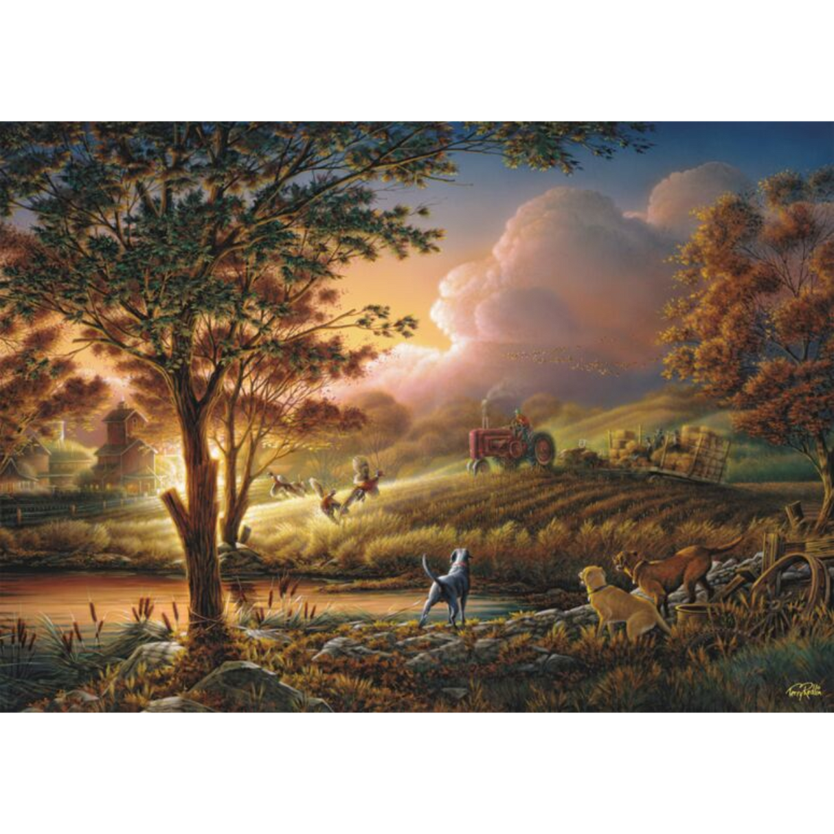 Terry Redlin: Sun Gold over Ripe Fields