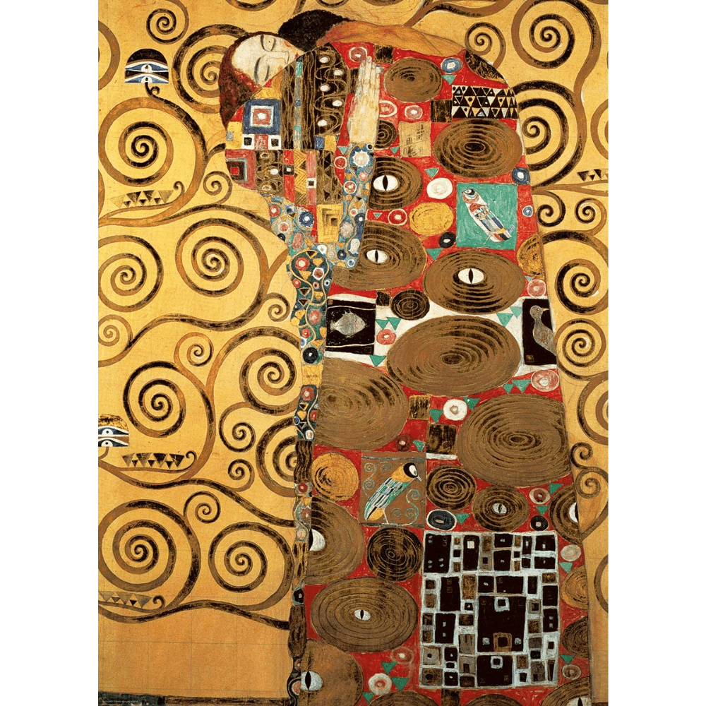 Gustav Klimt: The Fulfillment (Detail) (1000 Pieces)