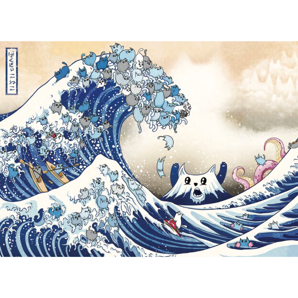 The Great Wave Off Cat-a-gawa