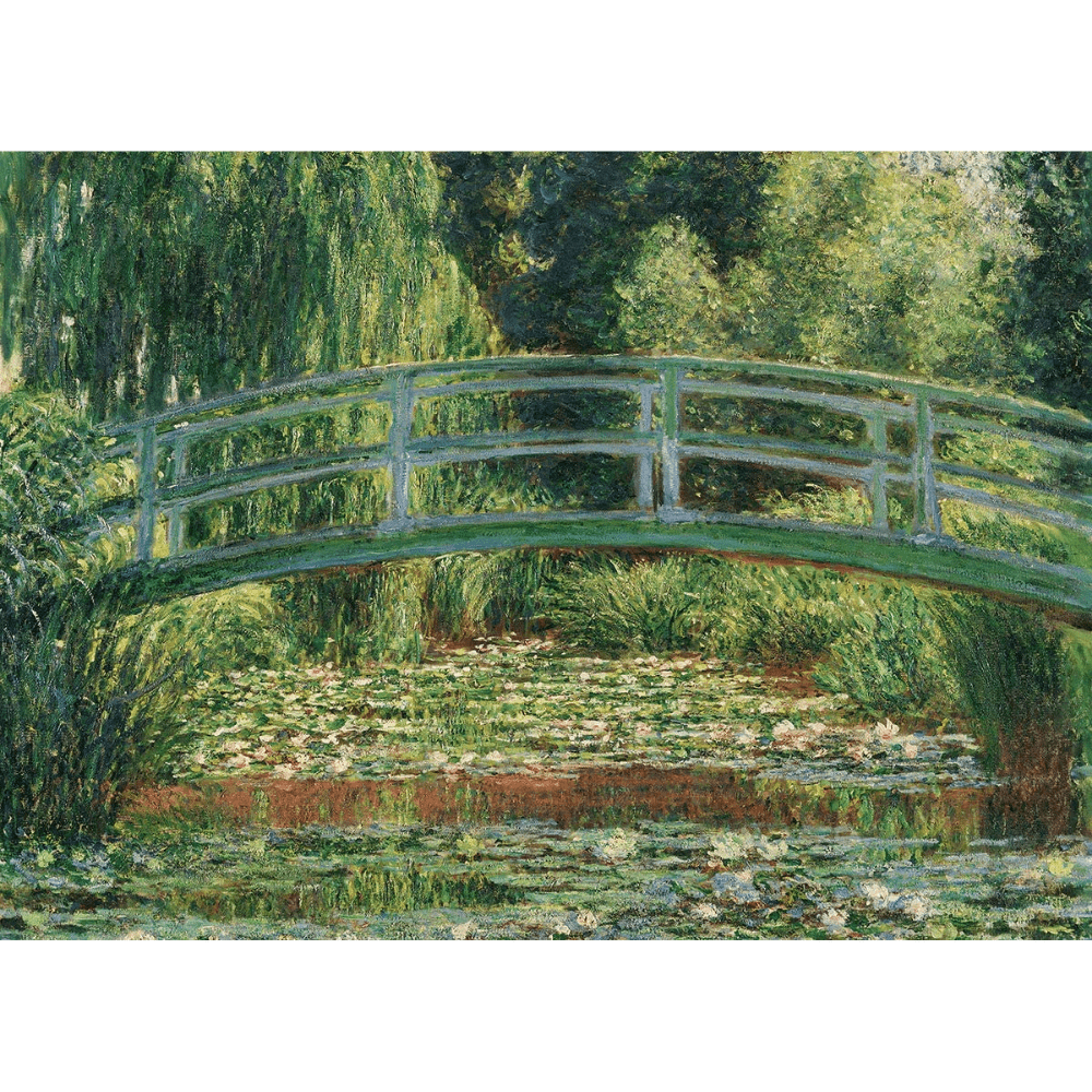 Claude Monet: The Japanese Footbridge (1000 Pieces)