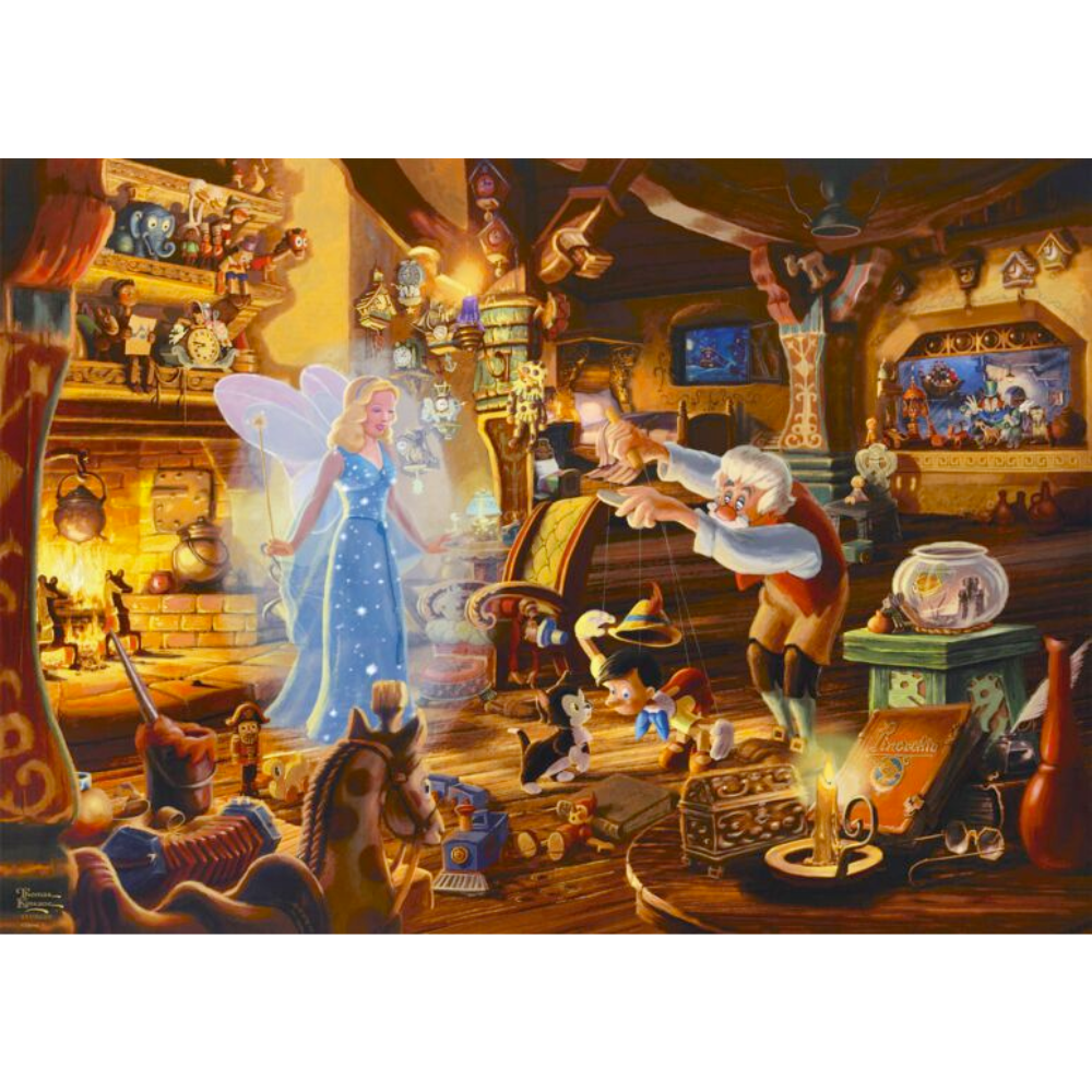 Thomas Kinkade: Geppetto’s Pinocchio - Thirsty Meeples
