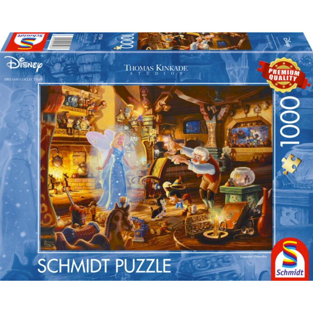Thomas Kinkade Geppetto’s Pinocchio (1000 Pieces) The Puzzle Academy