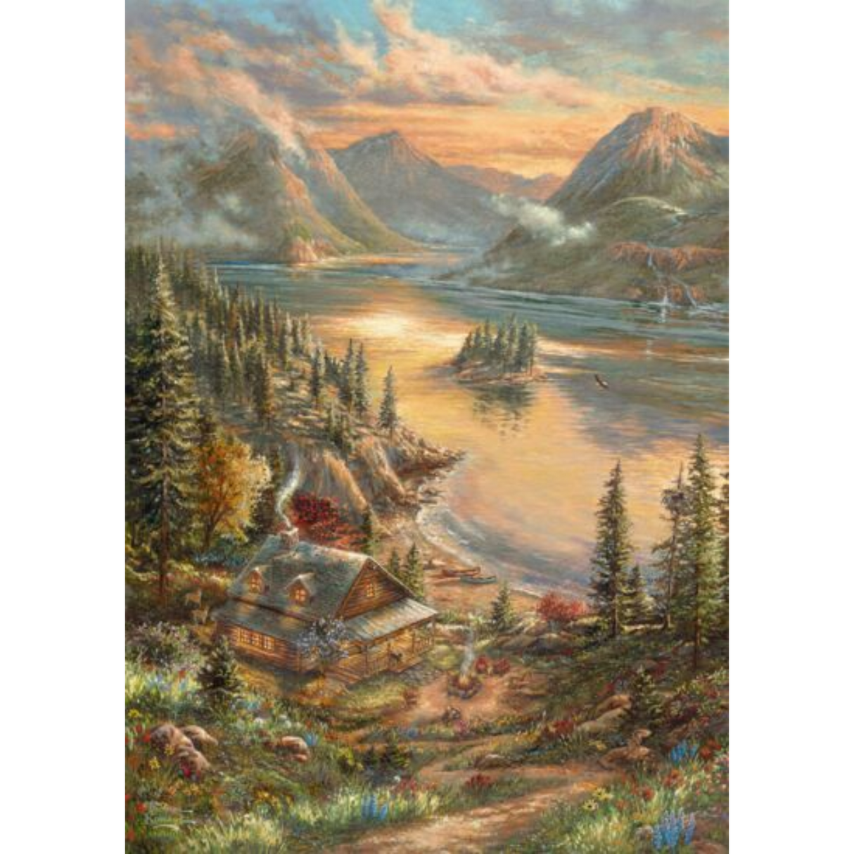 Thomas Kinkade: Lakefront Splendor