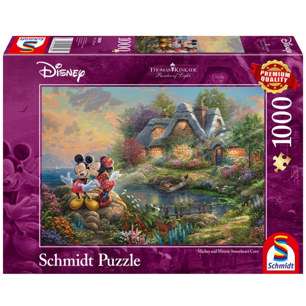 Thomas Kinkade: Mickey and Minnie Sweetheart Cove