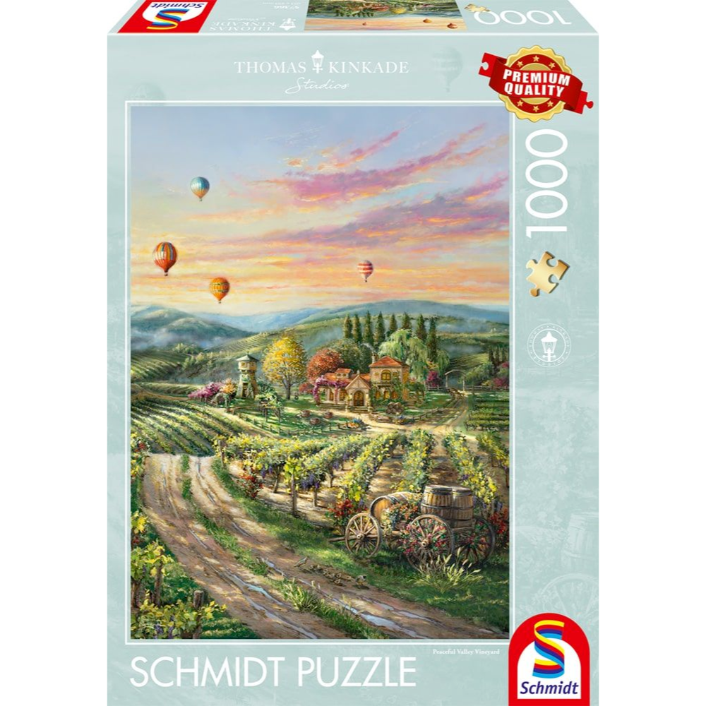 Thomas Kinkade: Peaceful Valley Vineyard