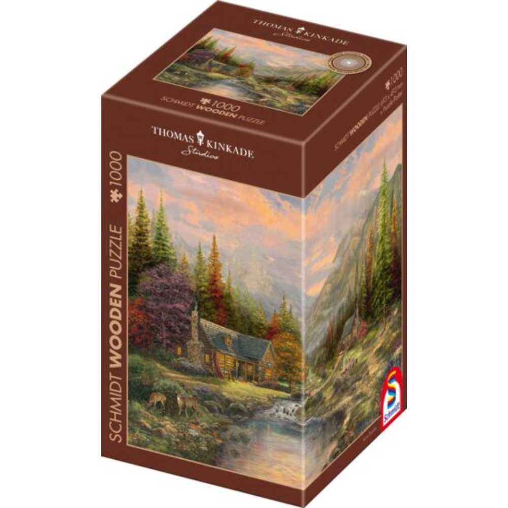 Thomas Kinkade: Sierra Paradise Wooden Puzzle