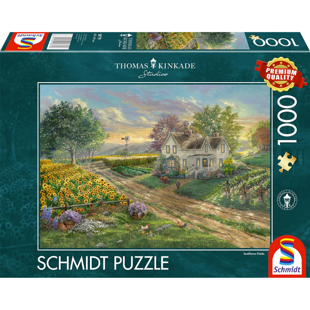 Thomas Kinkade: Sunflower Fields