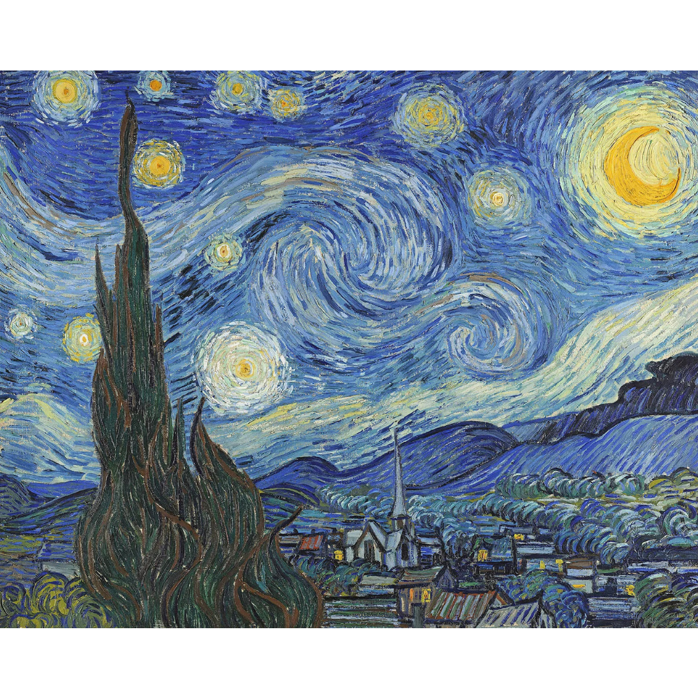 Vincent Van Gogh Double-Sided Jigsaw Puzzle Set