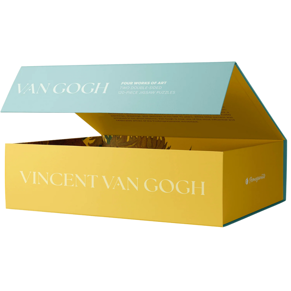 Vincent Van Gogh Double-Sided Jigsaw Puzzle Set