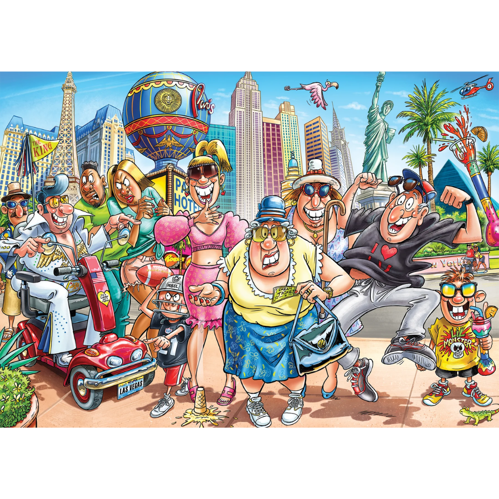 Wasgij Original 48: What Happens in Vegas!