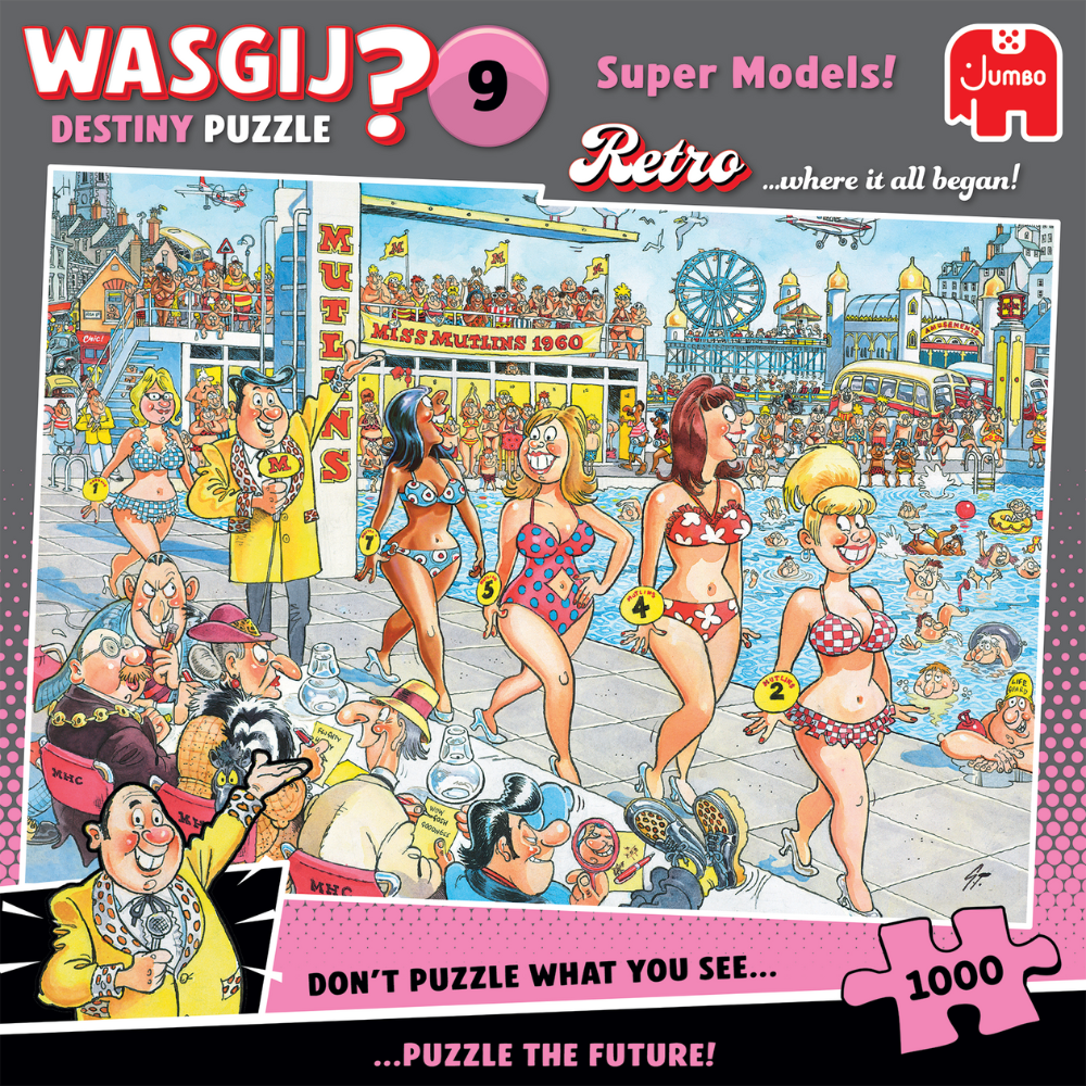 Wasgij Retro Destiny 9: Super Models!