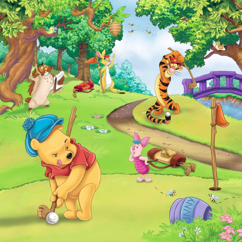 Ravensburger Winnie the Pooh children's puzzle with 3x49 pieces, featuring a colorful image of Winnie the Pooh for kids.
