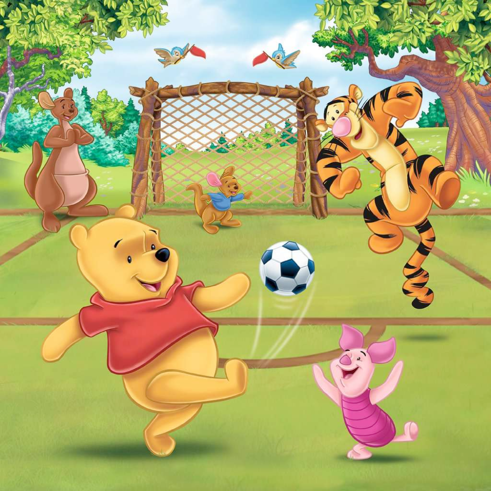 Ravensburger Winnie the Pooh children's puzzle with 49 pieces, featuring a colorful illustration of Winnie the Pooh and friends.