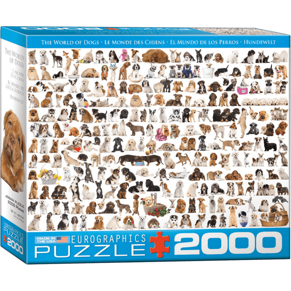 The World of Dogs jigsaw puzzle box