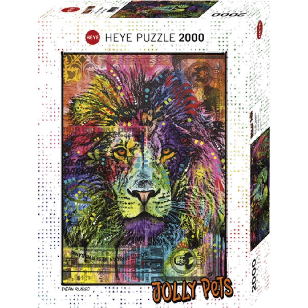 Lion's Heart 1000 piece jigsaw puzzle - box packaging