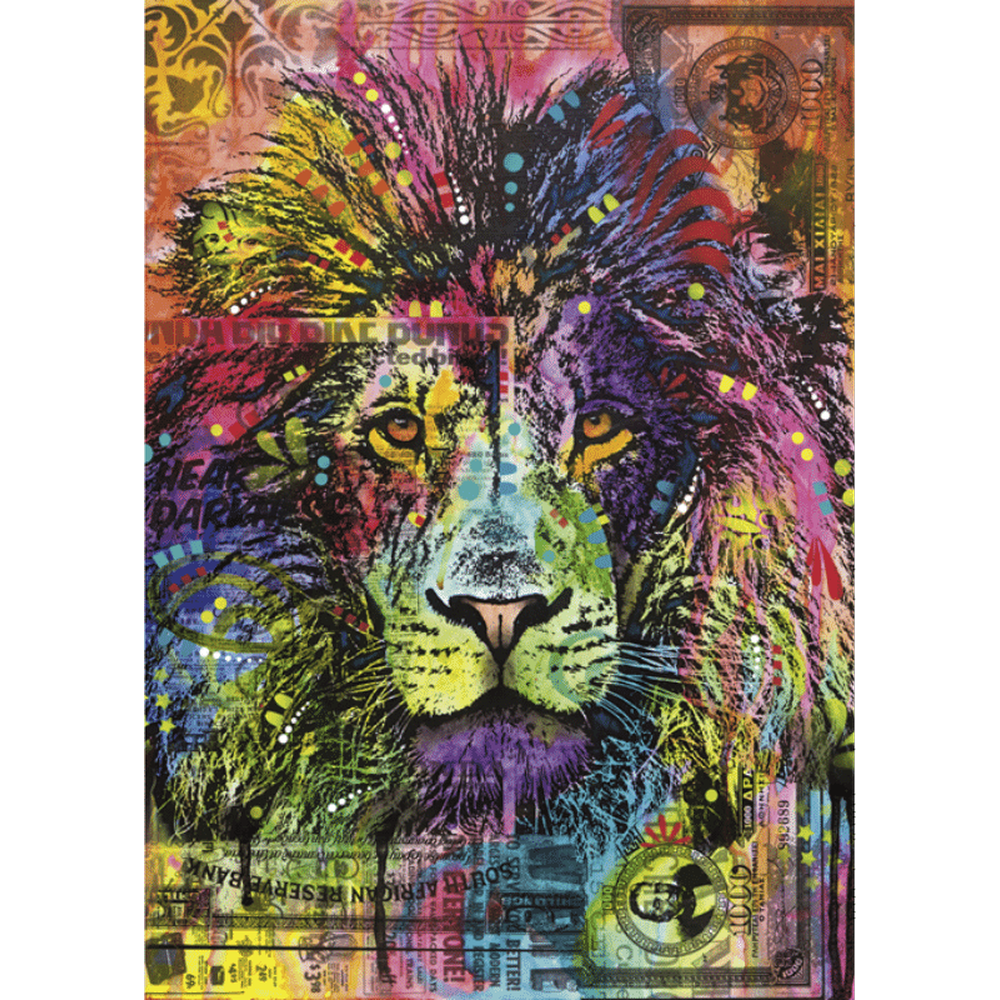 Lion's Heart 1000 piece jigsaw puzzle - front artwork