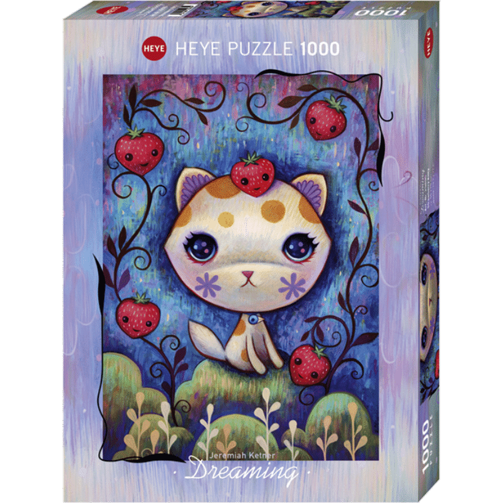 Strawberry Kitty 1000 piece jigsaw puzzle - box packaging