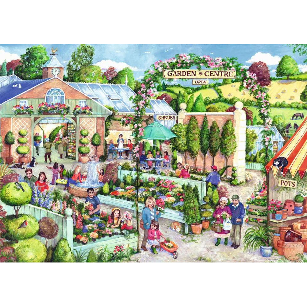 Garden Centre in Bloom jigsaw puzzle artwork