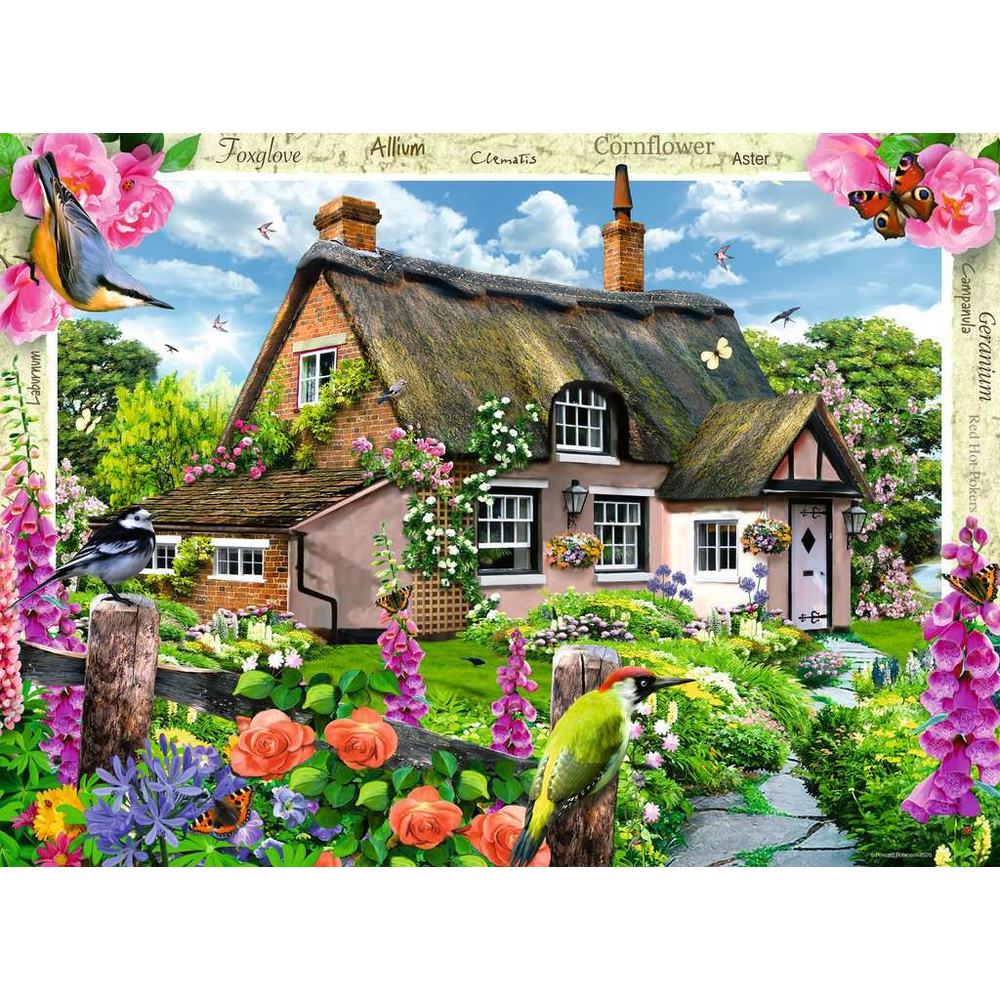 Happy Days No 10 Country Gardens jigsaw puzzle artwork