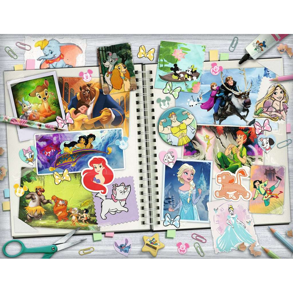 Disney Scrapbook jigsaw puzzle artwork