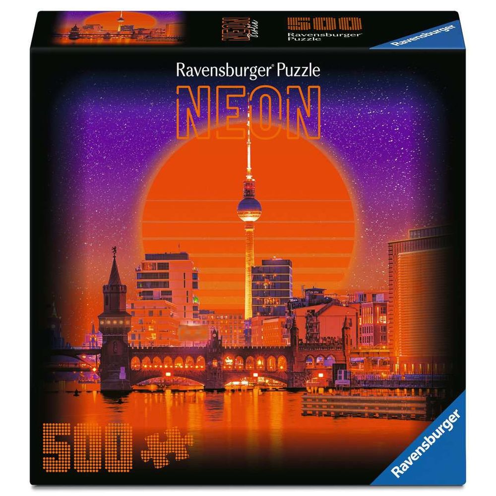 Neon Berlin jigsaw puzzle box