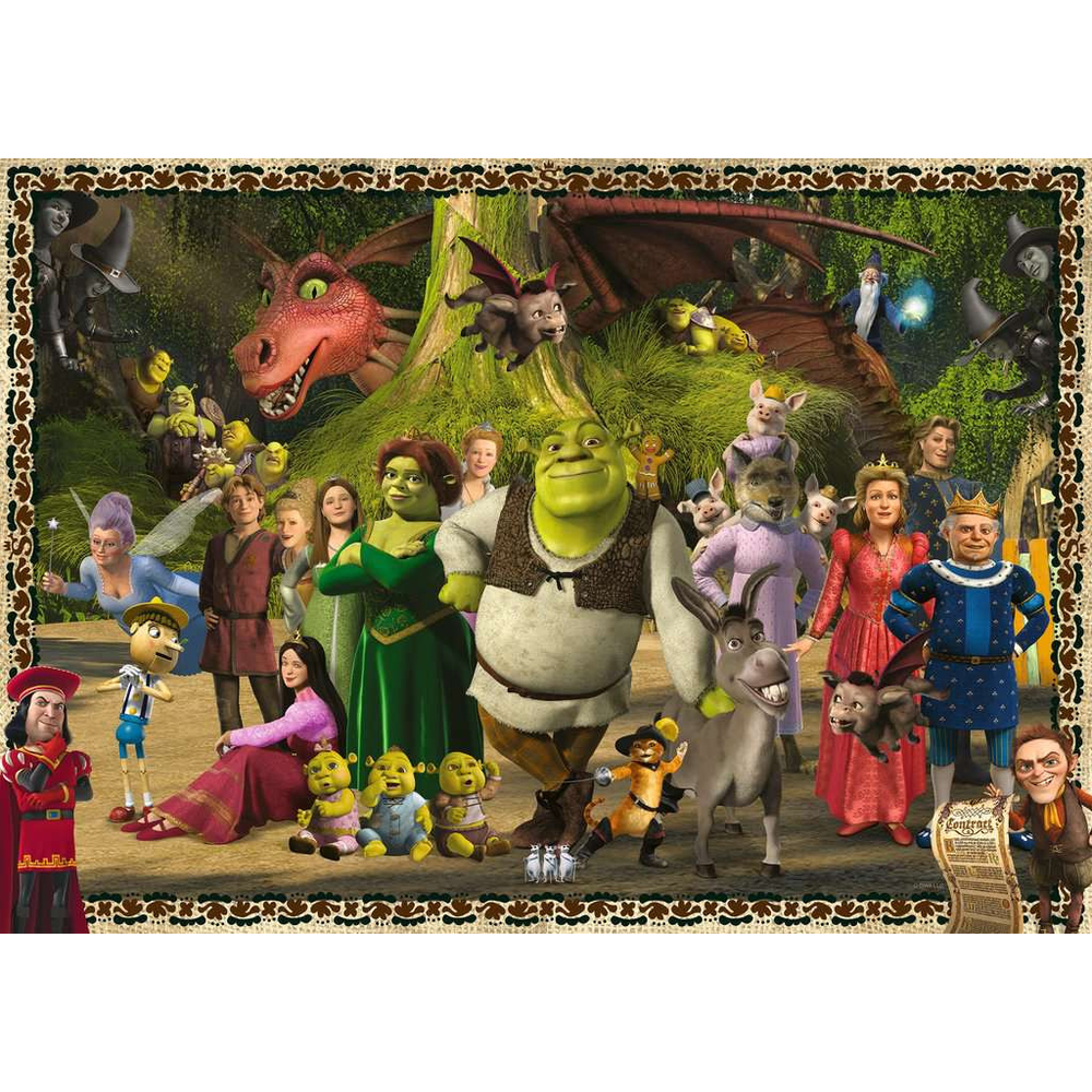 Shrek jigsaw puzzle artwork