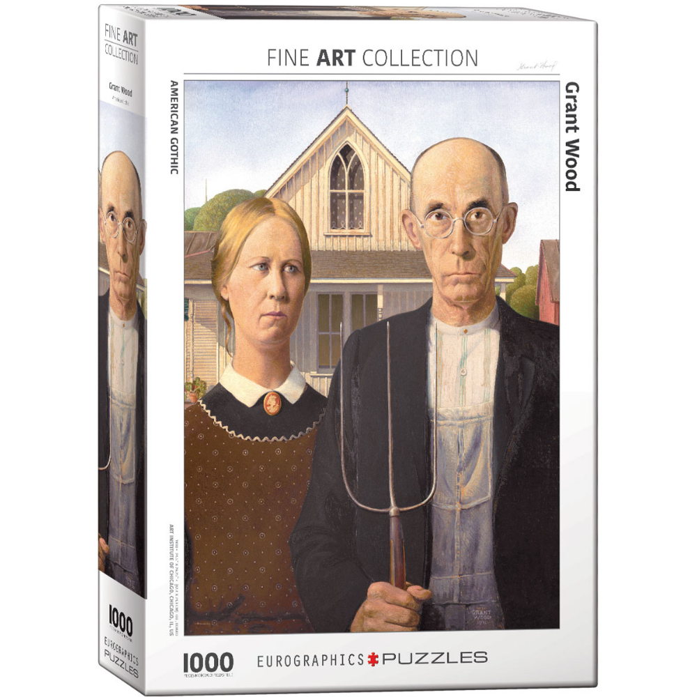 Grant Wood: American Gothic (1000 Pieces)