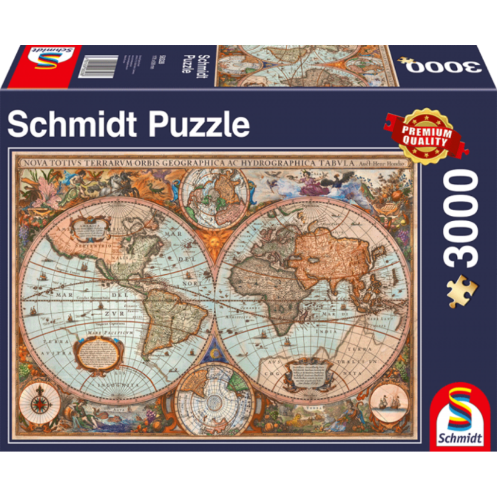 Ancient World Map (3000 Pieces) – The Puzzle Academy