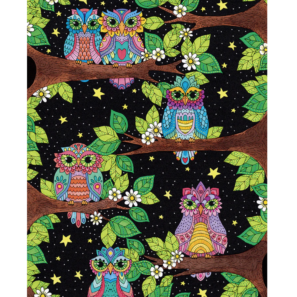 Angelea Van Dam: Night Owls Floor Puzzle