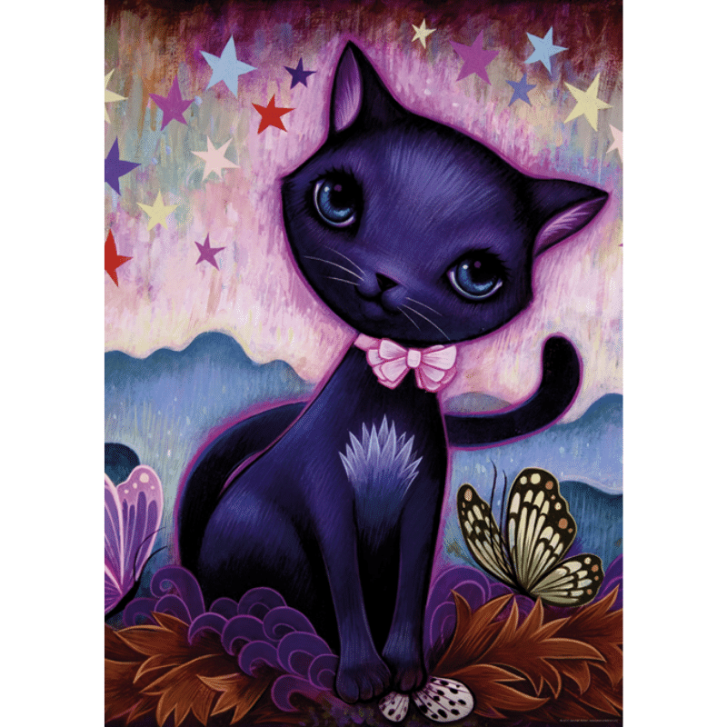 Jeremiah Ketner: Black Kitty (1000 Pieces)