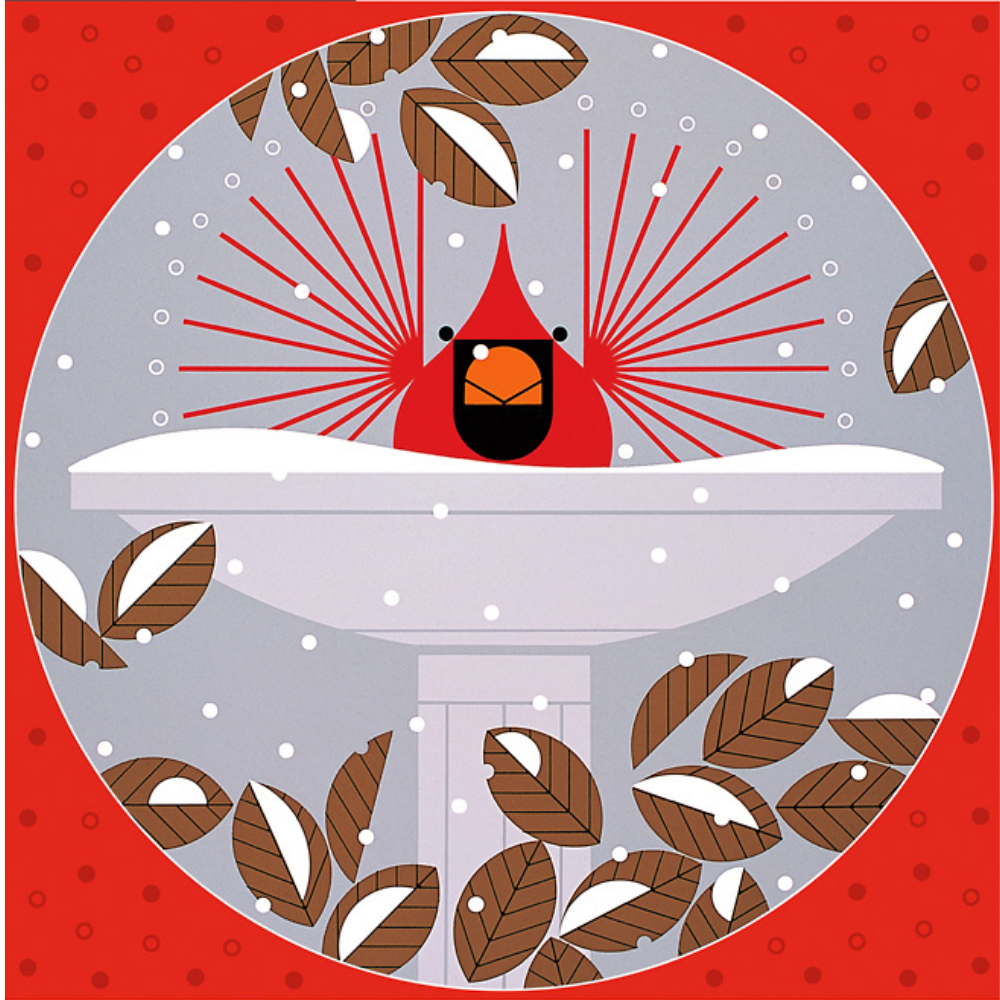 Charley Harper: Brrrrrdbath