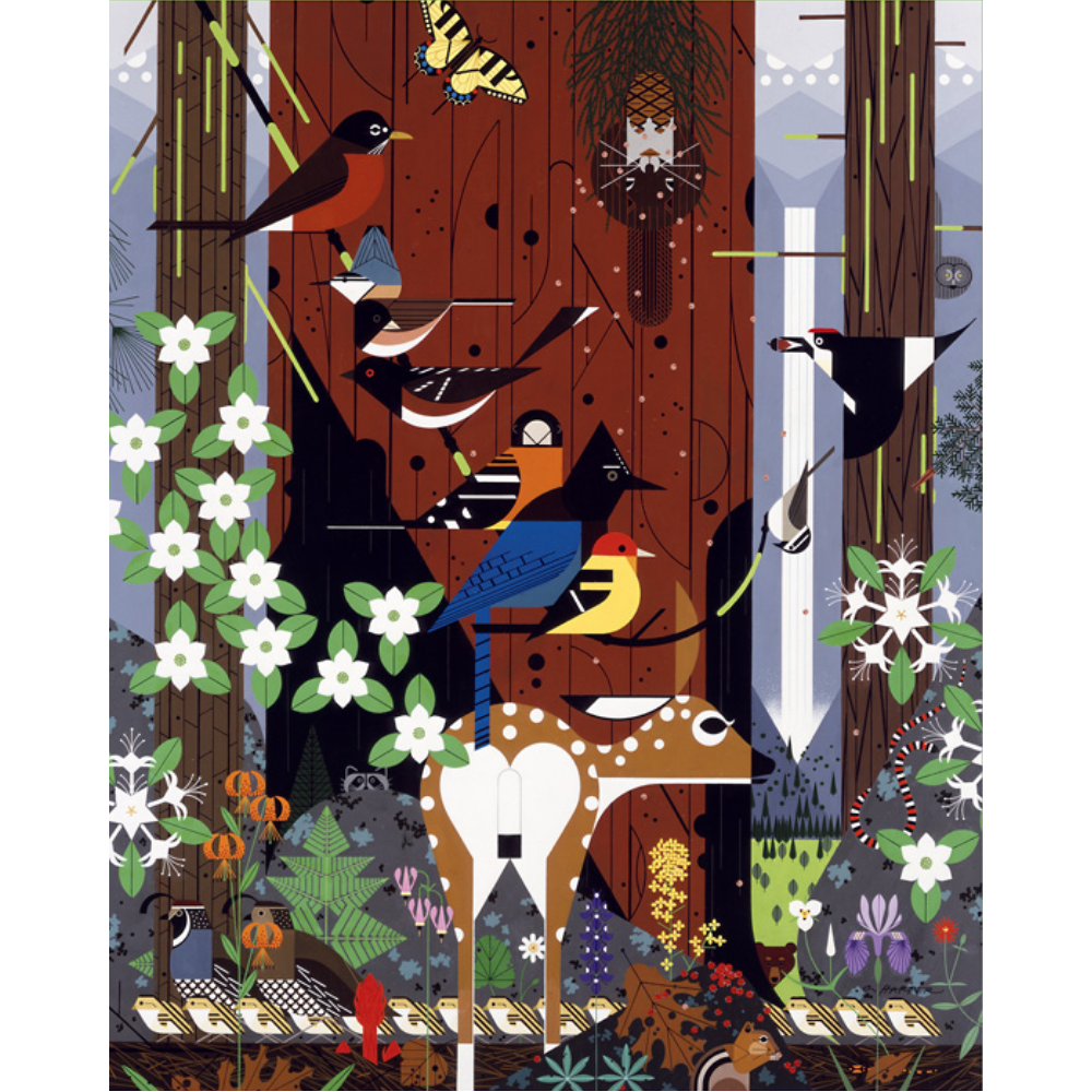 Charley Harper: The Sierra Range