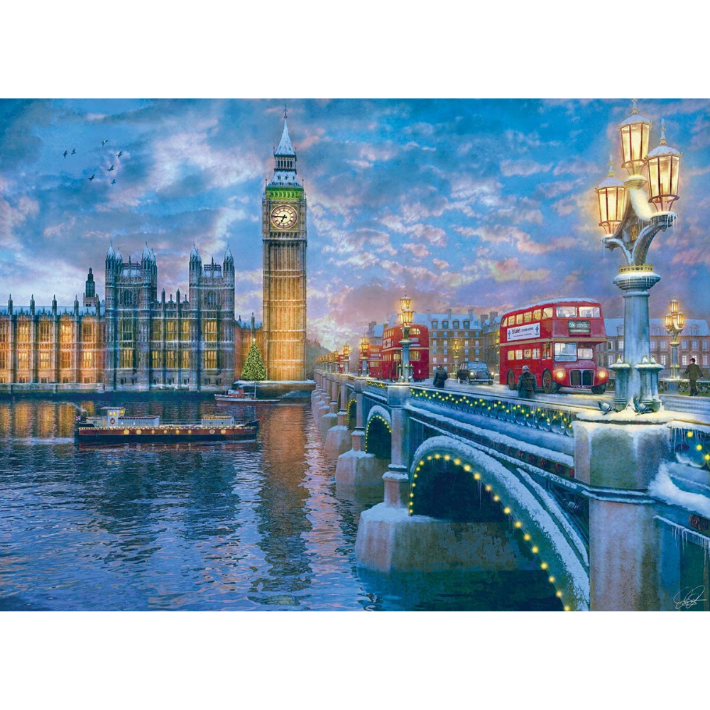 Dominic Davison: Christmas Eve In London (1000 Pieces)